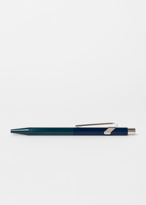 Caran d'Ache + Paul Smith - 849 Green & Navy Ballpoint Pen