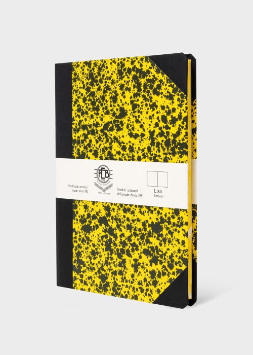 Yellow 'Colour Cloud' A5 Notebook by Emilio Braga