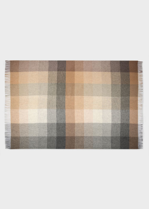 Full view - Maharam + Paul Smith - Birch Wool Check Blanket Paul Smith