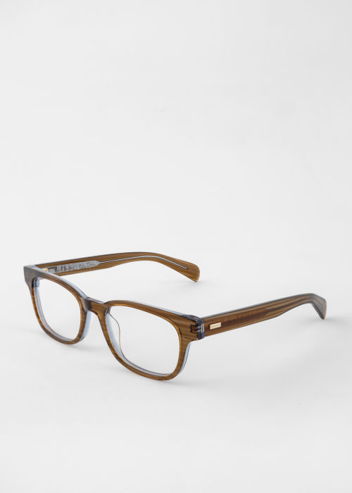 Product view - Brown 'Grafton' Spectacles Paul Smith