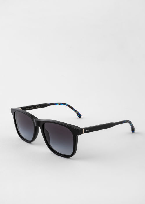 Product view - Black 'Gibson' Sunglasses Paul Smith