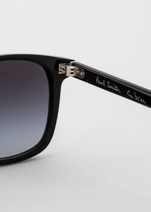 Product view - Black 'Gibson' Sunglasses Paul Smith