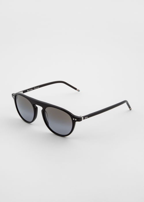 Angled view - Black Ink 'Charles' Sunglasses Paul Smith
