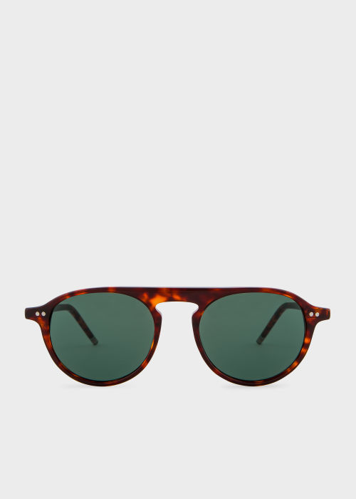 Front view - Tortoise 'Charles' Sunglasses Paul Smith