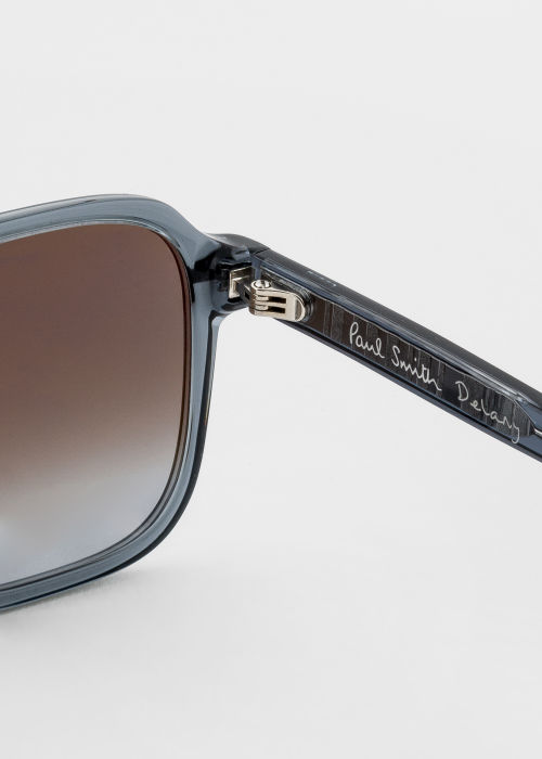 Detail view - Crystal Grey 'Delany' Sunglasses Paul Smith