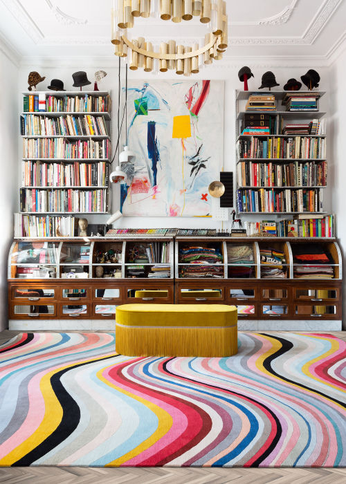 Paul Smith pour The Rug Company - Le Tapis Modern Swirl