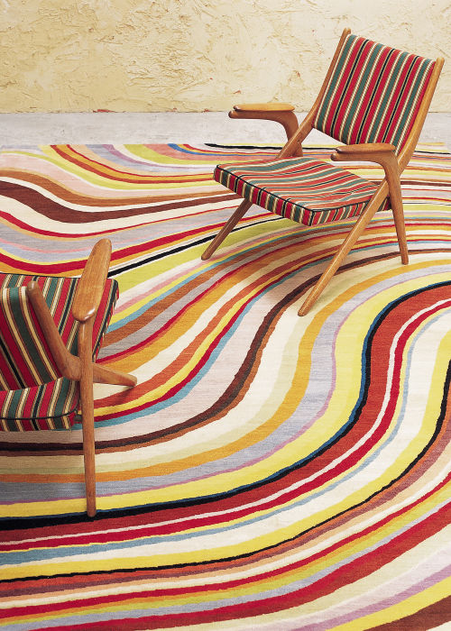 Lifestyle view - Paul Smith for The Rug Company - Swirl Rug