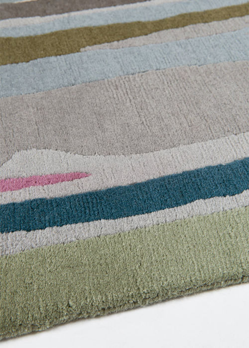 Detail view - Paul Smith for The Rug Company - Paint Stripe Rug 