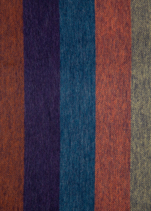 Detail View - Muted 'Artist Stripe' Wool-Blend Scarf Paul Smith