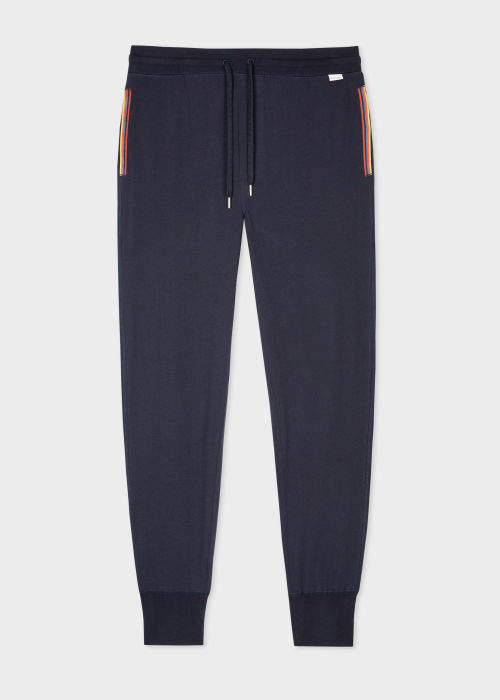 Navy Cotton Jersey Lounge Pants by Paul Smith
