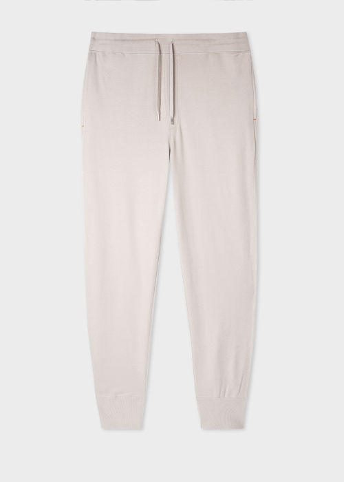 Men's Light Grey Cotton-Modal Jersey Lounge Pants