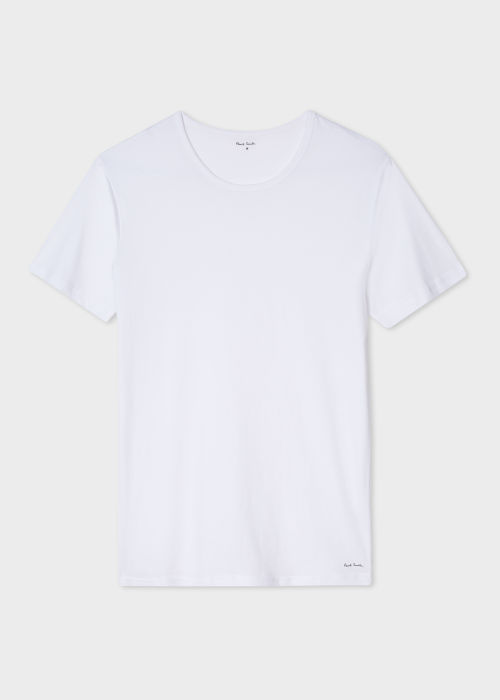 Men's White Crew Neck Short-Sleeve T-Shirt Pack