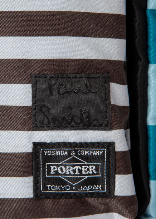 Detail view - Mixed Stripe 'Tanker' Messenger Bag - Paul Smith + PORTER