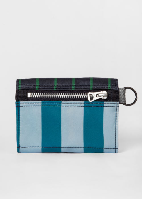 Back view - Mixed Stripe Wallet - Paul Smith + PORTER