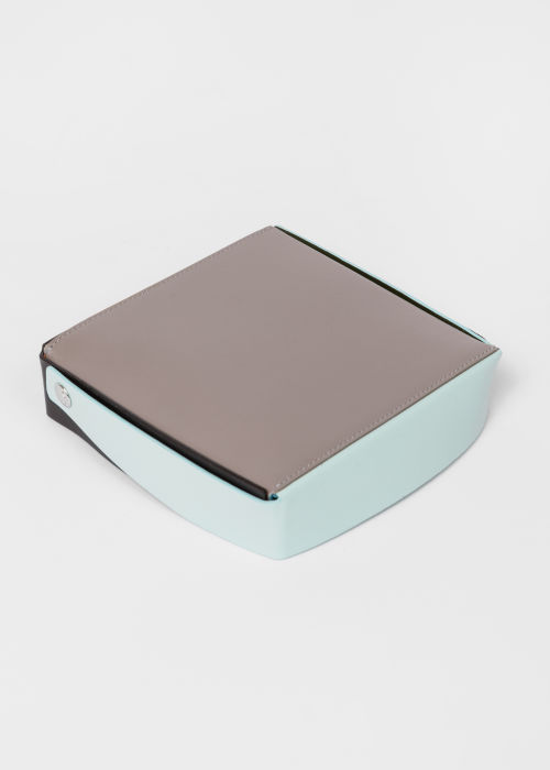 Product View - Leather Colour Block Medium Tray Paul Smith