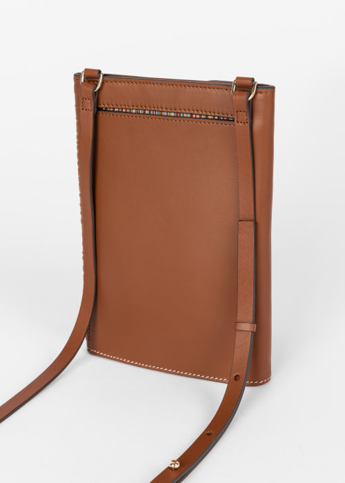 Tan Leather CrossBody Bag