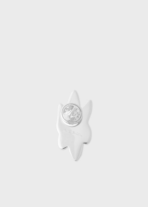 Product View - Men's White 'Big Flower' Pin Badge Paul Smith