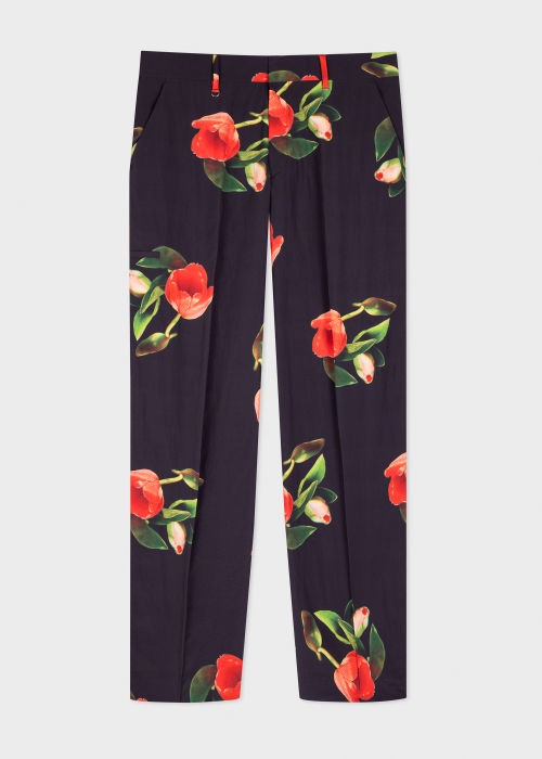 Product View - Paul Smith + Pop Trading Company - 'Tulip' Print Nylon Trousers