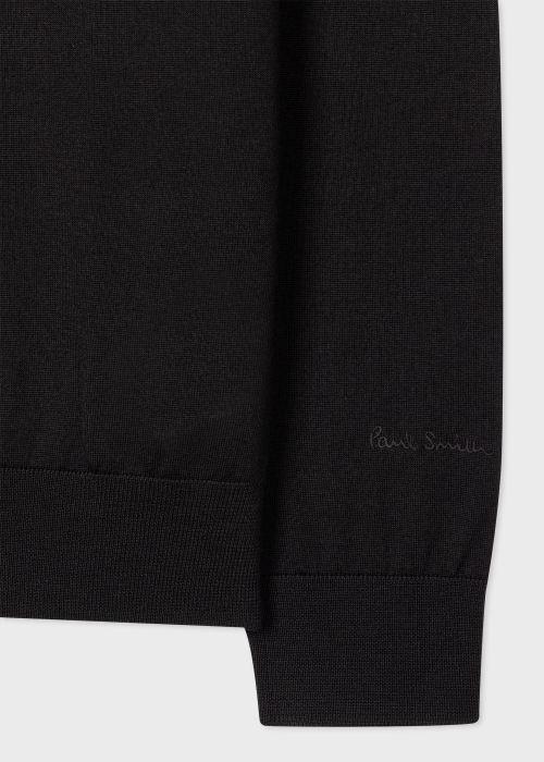 Product View - Black Merino Wool Sweater Paul Smith