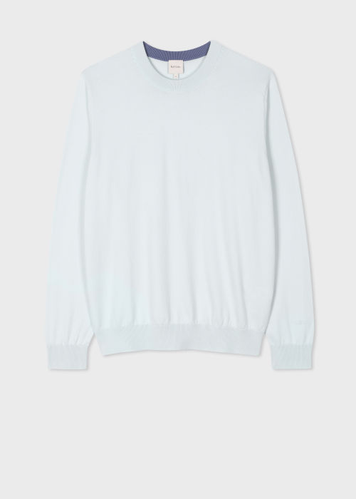 Men's Light Blue Organic Cotton Sweater