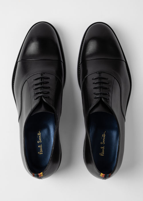 Product view - Men's Black Leather 'Bari' Shoes Paul Smith
