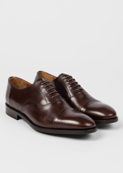 Chocolate Brown Leather 'Bari' Shoes