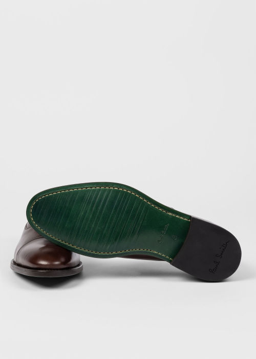 Chaussures Chocolat "Bari" en Cuir Paul Smith - Vue de la semelle