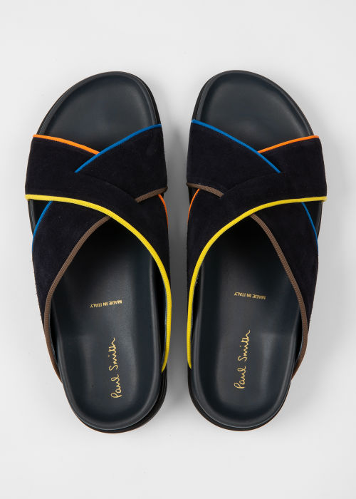 Paul Smith Black Corsini Sandals for Men Mens Shoes Sandals slides and flip flops 