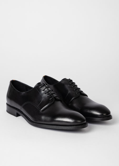 Product view - Men's Black Leather 'Fes' Shoes Paul Smith