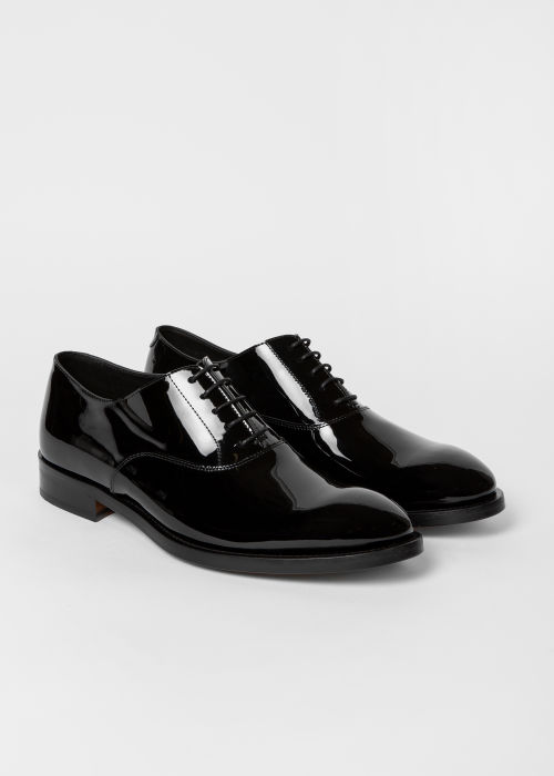 Side view - Black Patent Leather 'Gershwin' Shoes Paul Smith
