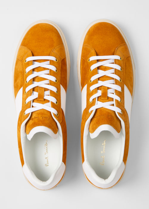 Men's Orange Suede 'Hansen' Sneakers