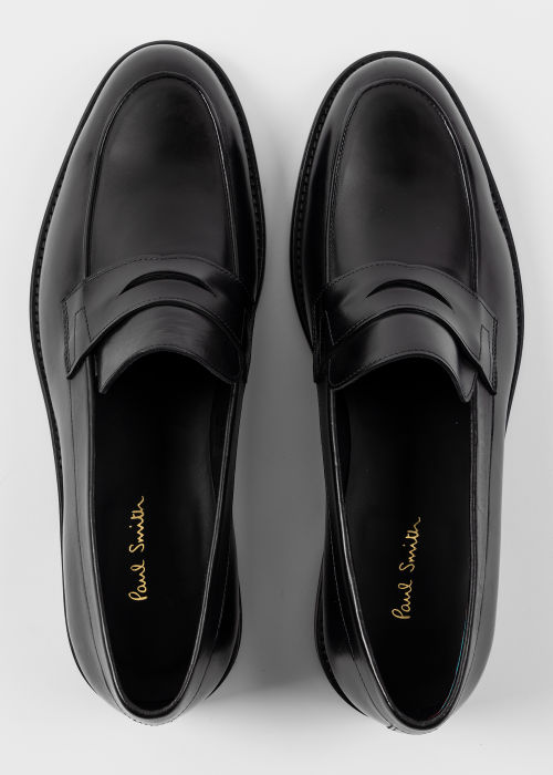 Men's Black Leather 'Montego' Loafers