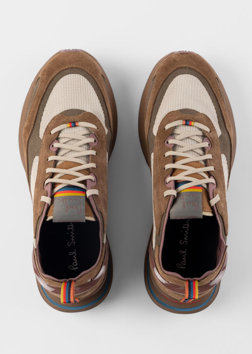 Product view - Men's Brown Suede 'Nagese' Sneakers Paul Smith