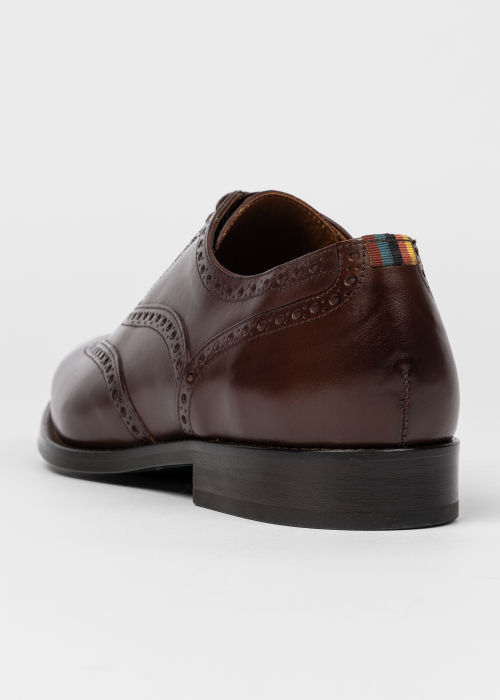 Detail View - Brown Leather 'Niccolo' Brogues Paul Smith