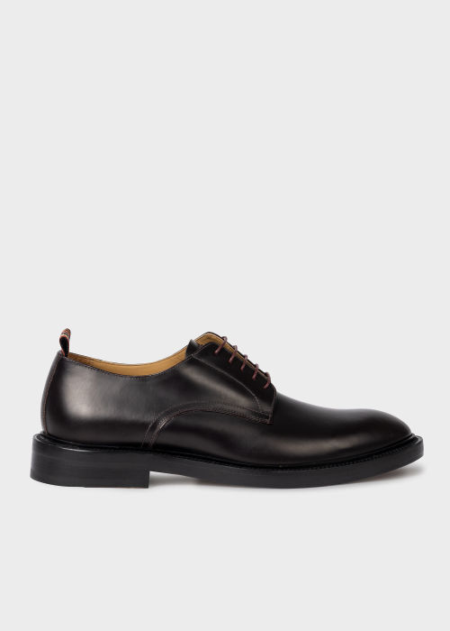 Product view - Men's Bordeaux Leather 'Silva' Derby Shoes Paul Smith