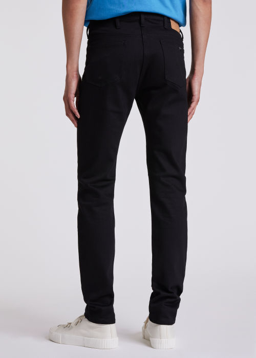 Slim-Fit Black 'Organic Stretch' Jeans by Paul Smith
