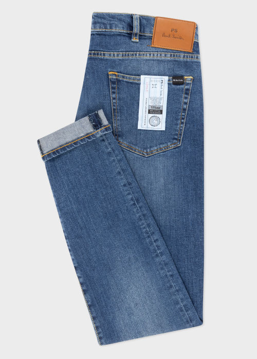 Zoekmachinemarketing lont mentaal Men's Slim-Fit 'Blue Black Comfort Stretch' Jeans