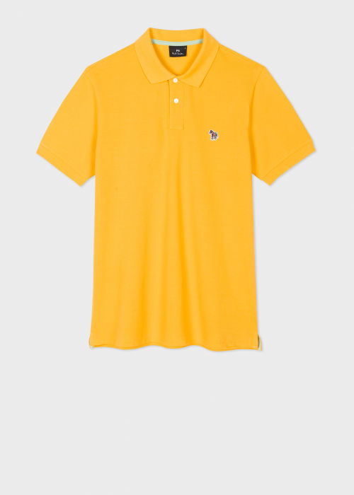 Product view - Men's Yellow Organic Cotton Zebra Polo Shirt Paul Smith