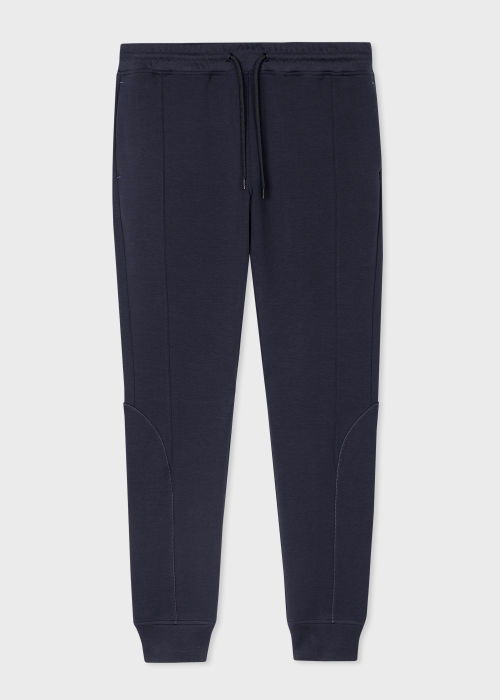 Dark Navy Cotton-Blend Sweatpants