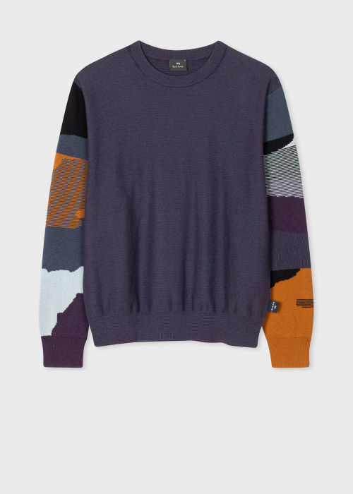 Men's Cotton-Merino Blend 'Plains' Sweater