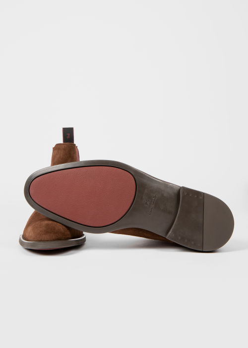 Product View - Men's Brown Suede 'Cedric' Boots Paul Smith