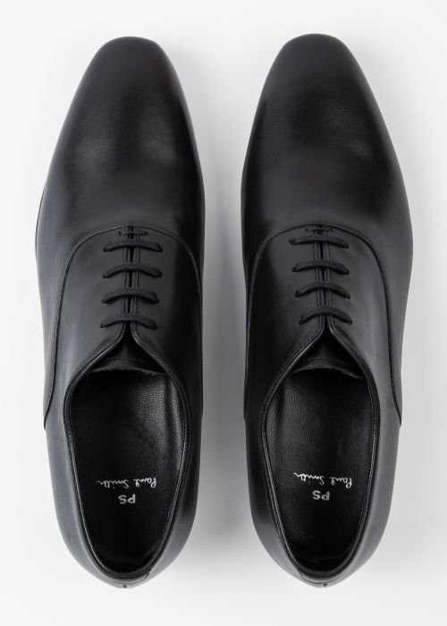 Chaussures Homme Noir "Fleming" en Cuir Paul Smith - Vue du dessus