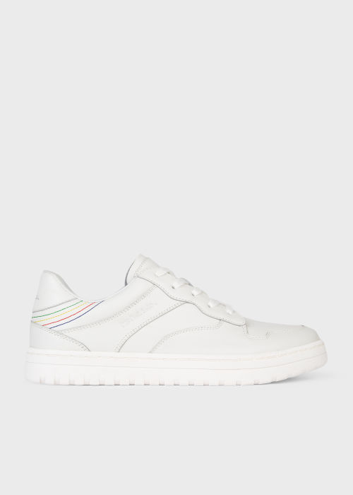 Product view - Men's White Leather 'Liston' Trainers Paul Smith
