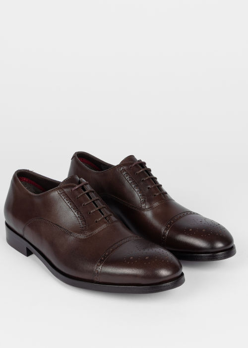 Men's Dark Brown Leather 'Maltby' Shoes