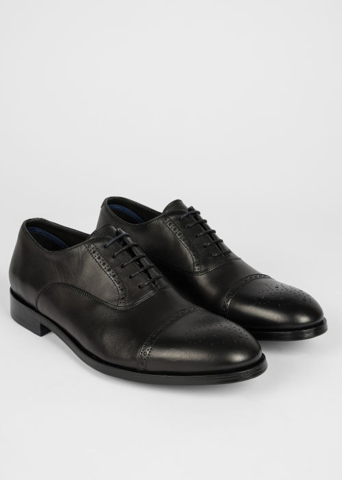 Men's Black Leather 'Maltby' Shoes