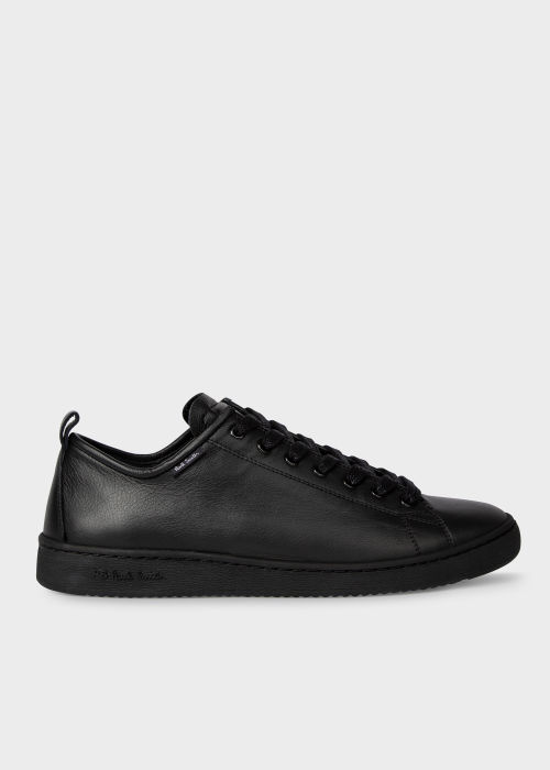 Side view - Black 'Miyata' Sneakers With Tonal Sole Paul Smith