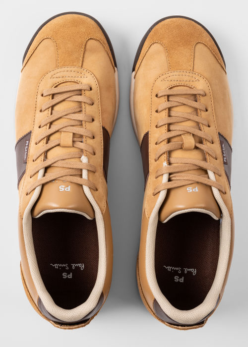 Product view - Tan Leather 'Tallis' Sneakers Paul Smith