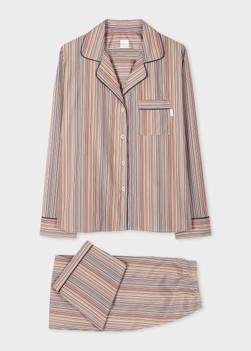Product View - Women's Signature Stripe Cotton Pyjama Set