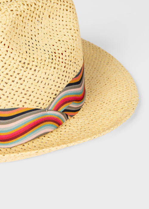 Detail view - Women's 'Swirl' Ribbon Trilby Hat Paul Smith