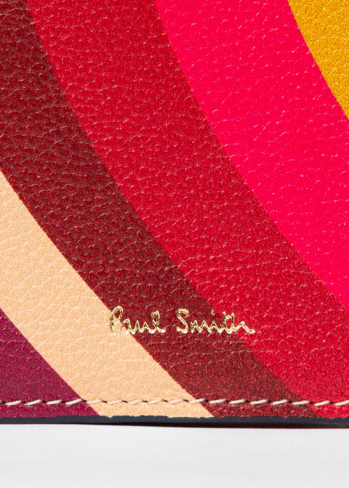Women's 'Swirl' Print Leather Tri-Fold Wallet by Paul Smith